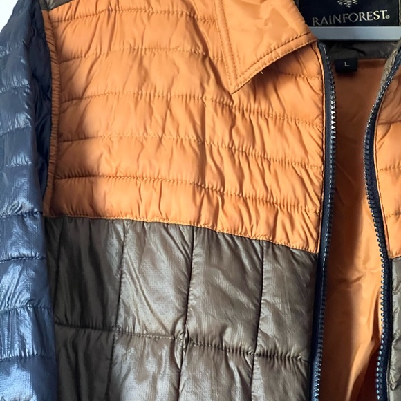 RAINFOREST Quilted Nylon Men’s THERMOLUXE Jacket Multicolour 5 Pockets Size L - Picture 10 of 15